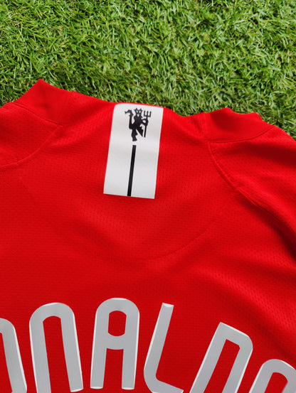 Cristiano Ronaldo Str. XL Manchester United Hjemmebanetrøje (2007/08)