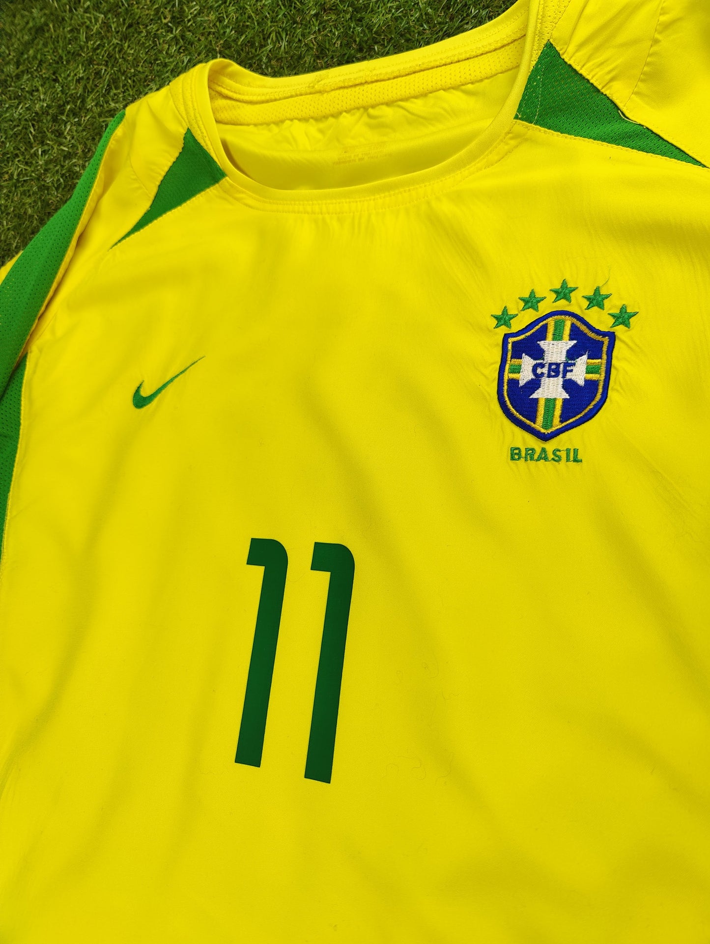 Ronaldinho Str. L Brasilien Hjemmebanetrøje (VM 2002)
