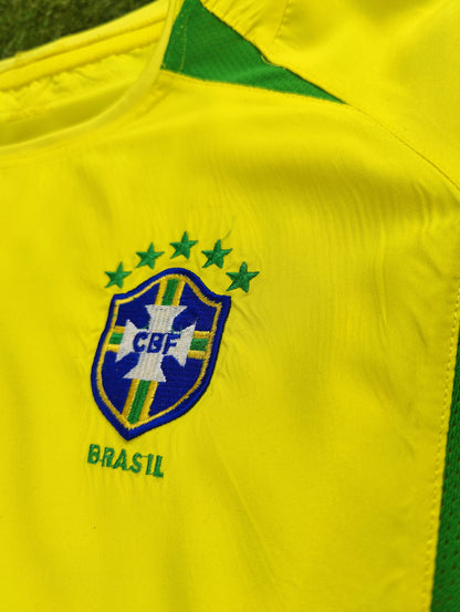 Ronaldinho Str. L Brasilien Hjemmebanetrøje (VM 2002)