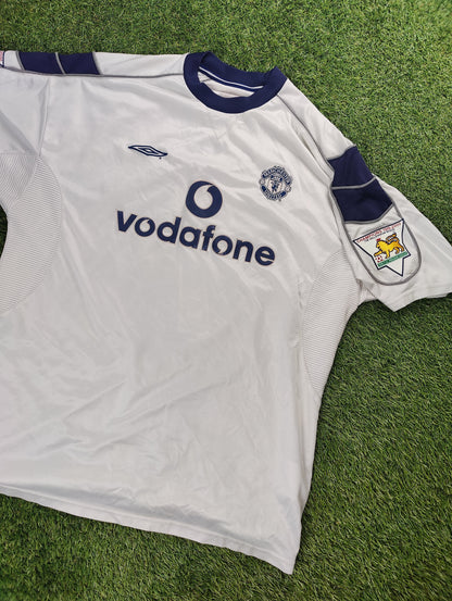 David Beckham Str. XL Manchester United Udebanetrøje (2000/01)