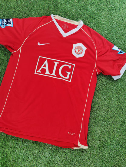 Cristiano Ronaldo Str. M Manchester United Hjemmebanetrøje (2006/07)