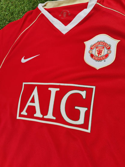Cristiano Ronaldo Str. M Manchester United Hjemmebanetrøje (2006/07)