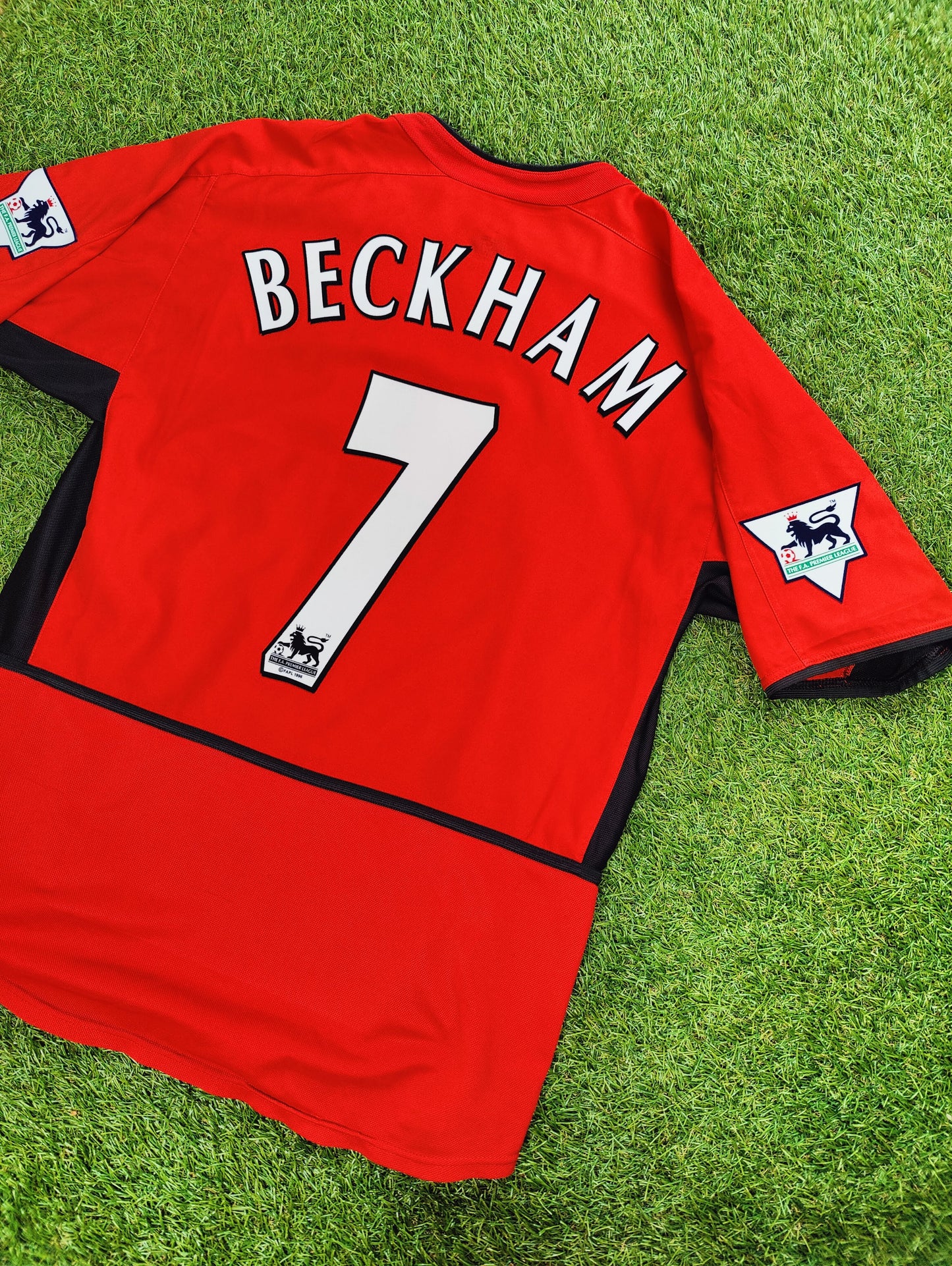David Beckham Str. M Manchester United Hjemmebanetrøje (2002/03)