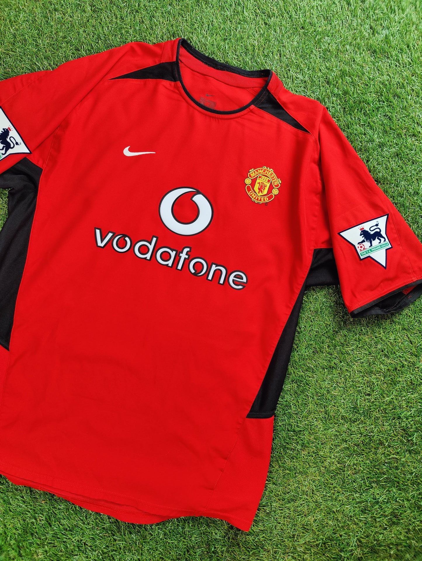 David Beckham Str. M Manchester United Hjemmebanetrøje (2002/03)
