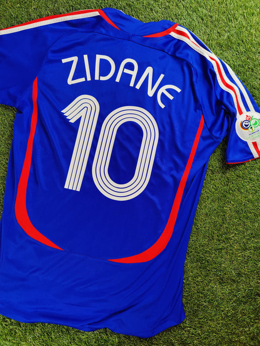 Zinedine Zidane Str. L Frankrig Hjemmebanetrøje (VM 2006)