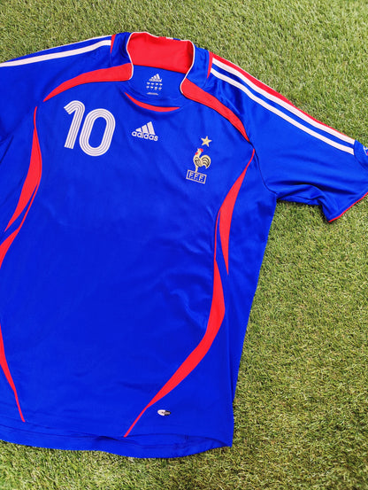 Zinedine Zidane Str. L Frankrig Hjemmebanetrøje (VM 2006)