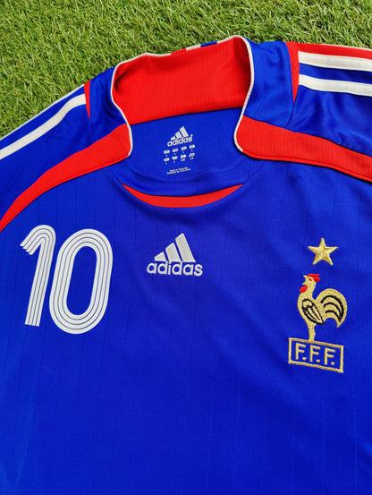 Zinedine Zidane Str. L Frankrig Hjemmebanetrøje (VM 2006)