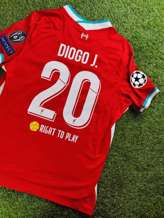 Diogo Jota Str. XL Liverpool Hjemmebanetrøje (2020/21)