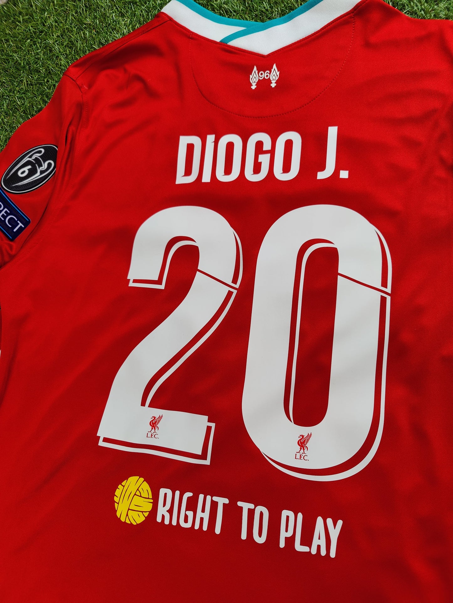 Diogo Jota Str. XL Liverpool Hjemmebanetrøje (2019/20)