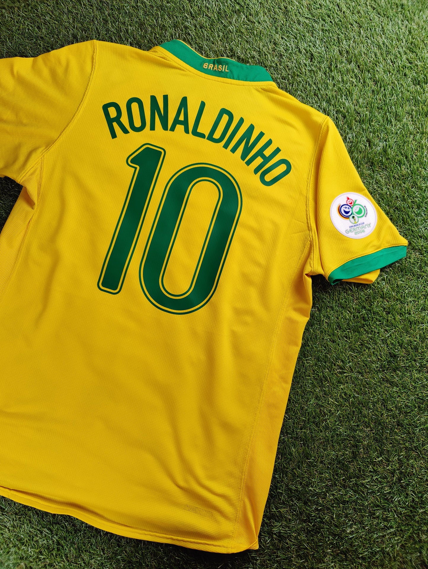Ronaldinho Str. M Brasilien Hjemmebanetrøje (VM 2006)
