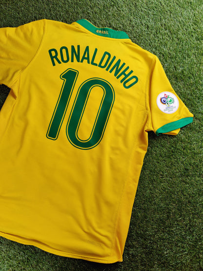 Ronaldinho Str. M Brasilien Hjemmebanetrøje (VM 2006)