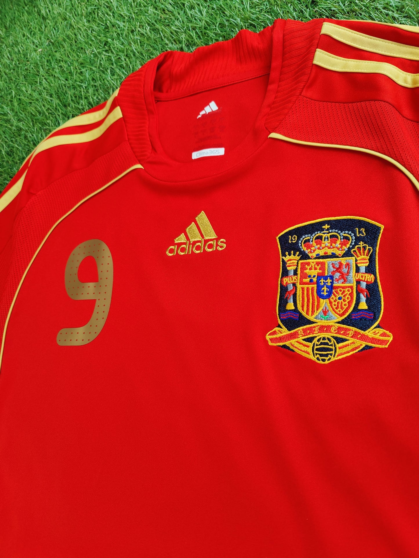 Fernando Torres Str. L Spanien Hjemmebanetrøje (Euro 2008)