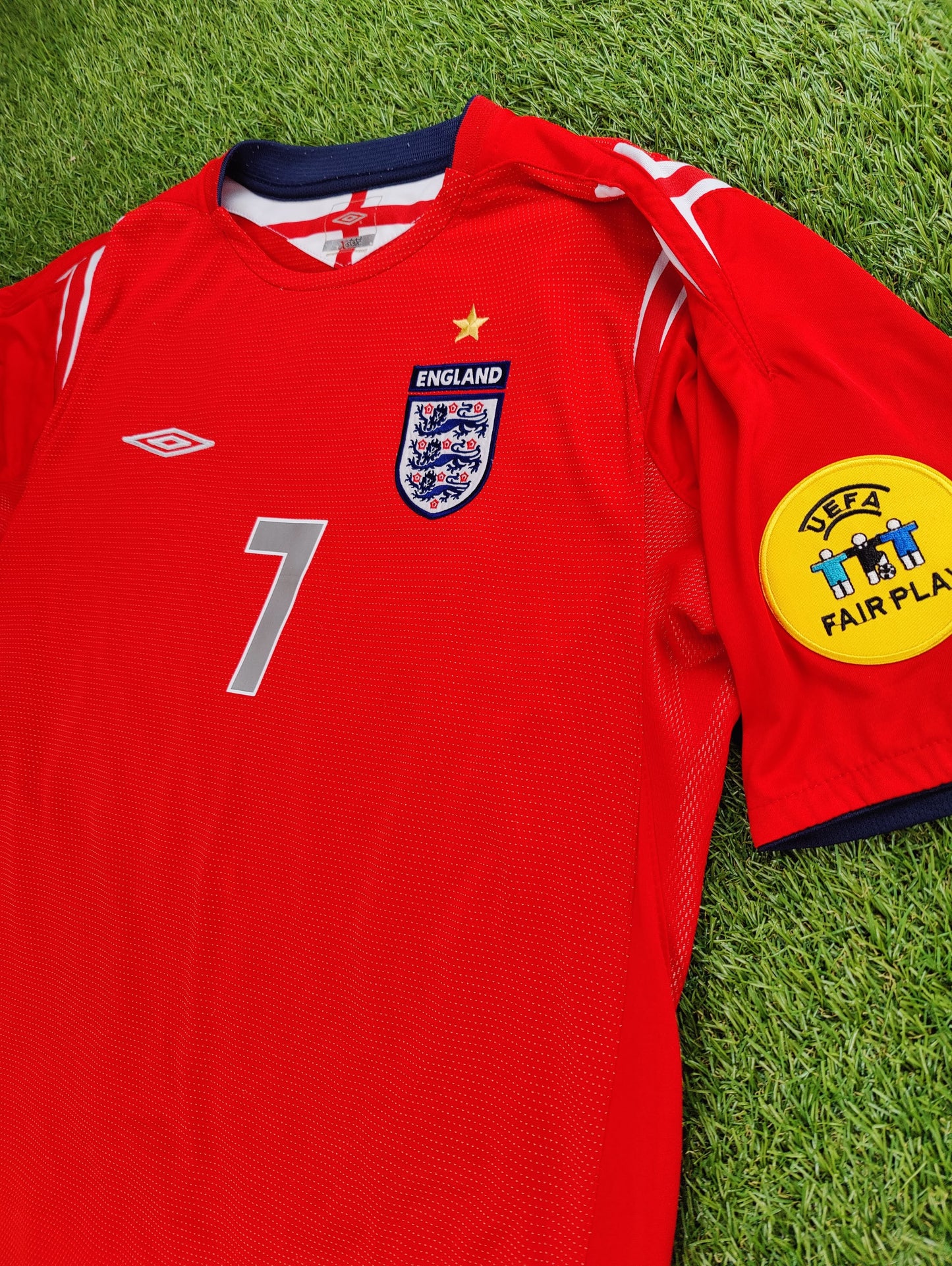 David Beckham Str. L England Udebanetrøje (Euro 2004)
