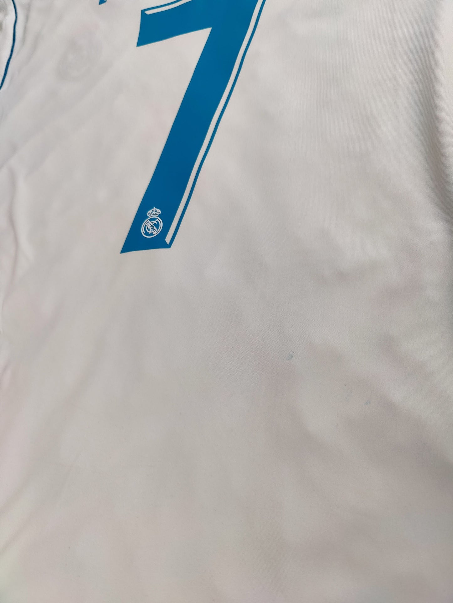 Cristiano Ronaldo Str. XL Real Madrid Hjemmebanetrøje (2017/18) Real Madrid vs Liverpool – 26. maj 2018