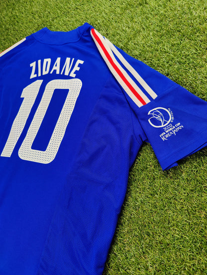 Zinedine Zidane Str. XXL Frankrig Hjemmebanetrøje (VM 2002)