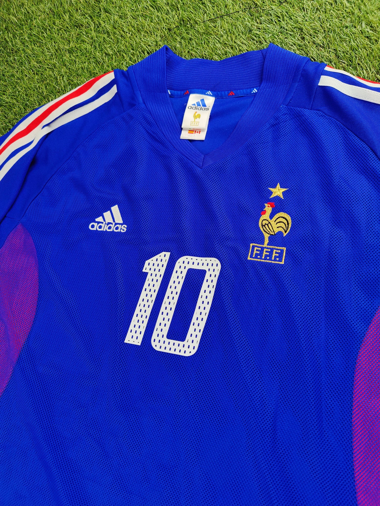 Zinedine Zidane Str. XXL Frankrig Hjemmebanetrøje (VM 2002)