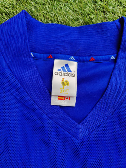 Zinedine Zidane Str. XXL Frankrig Hjemmebanetrøje (VM 2002)