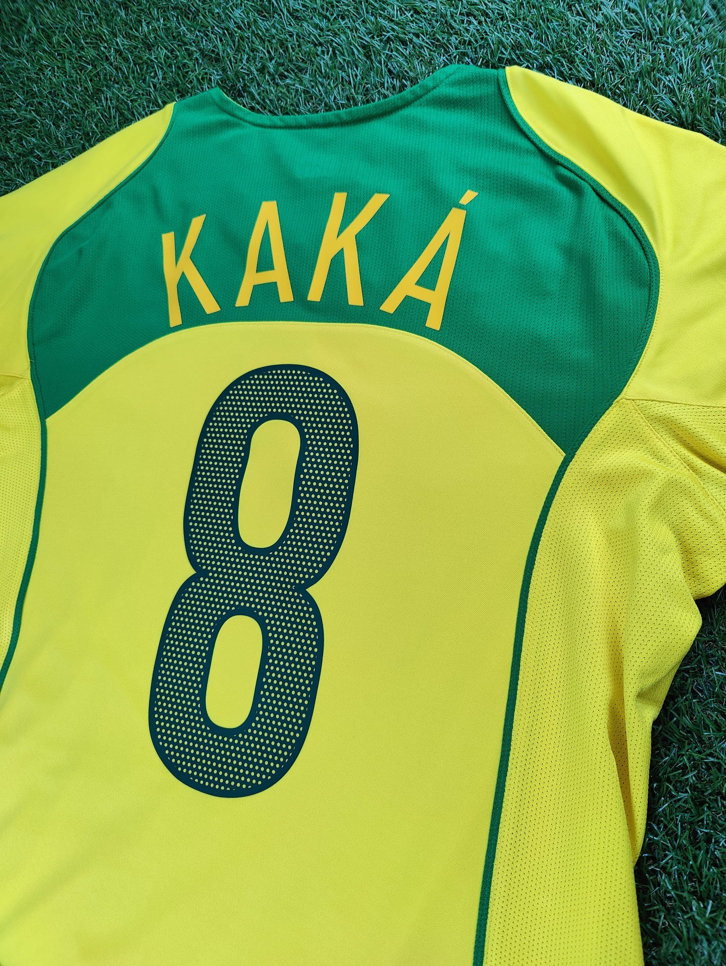 Kaká Str. L Brasilien Hjemmebanetrøje (2004)