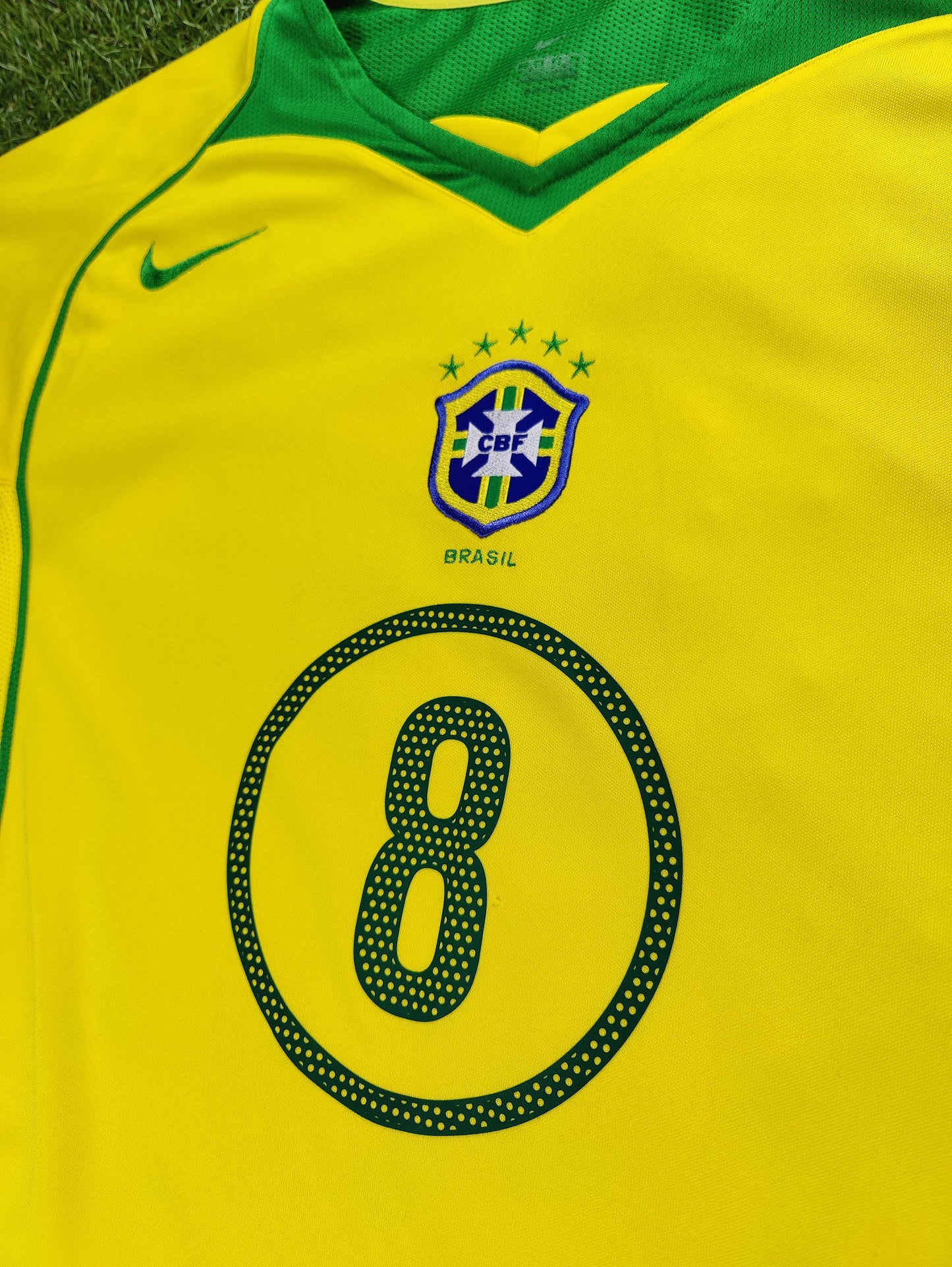 Kaká Str. L Brasilien Hjemmebanetrøje (2004)