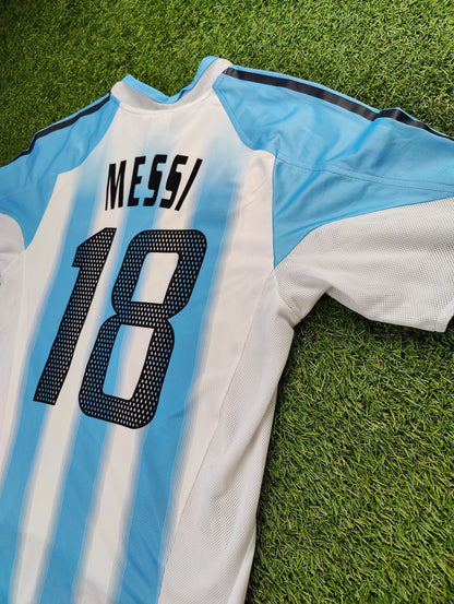 Lionel Messi Str. M Argentina Hjemmebanetrøje (2004)