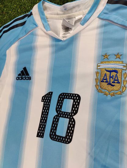 Lionel Messi Str. M Argentina Hjemmebanetrøje (2004)