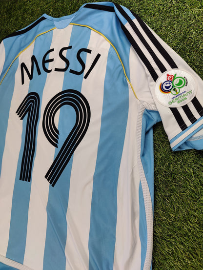 Lionel Messi Str. L Argentina Hjemmebanetrøje (2006)