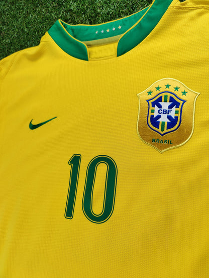 Ronaldinho Str. XL Brasilien Hjemmebanetrøje (VM 2006)