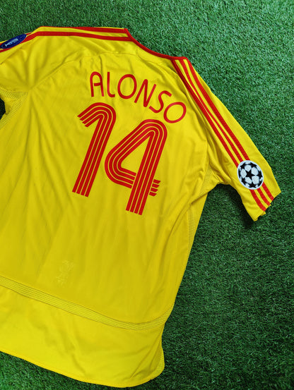 Xabi Alonso Str. XL Liverpool Udebanetrøje (2006/07)