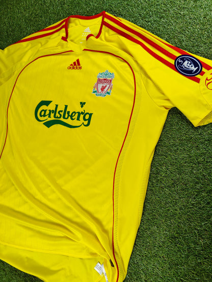 Xabi Alonso Str. XL Liverpool Udebanetrøje (2006/07)
