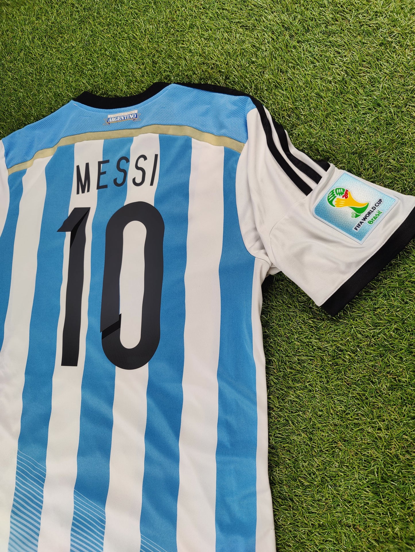 Lionel Messi Str. M Argentina Hjemmebanetrøje (VM 2014)