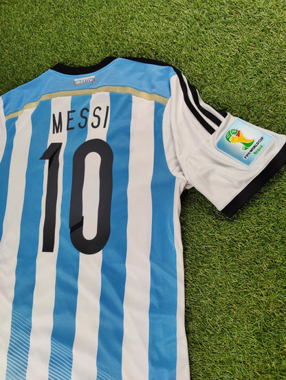 Lionel Messi Str. M Argentina Hjemmebanetrøje (VM 2014)