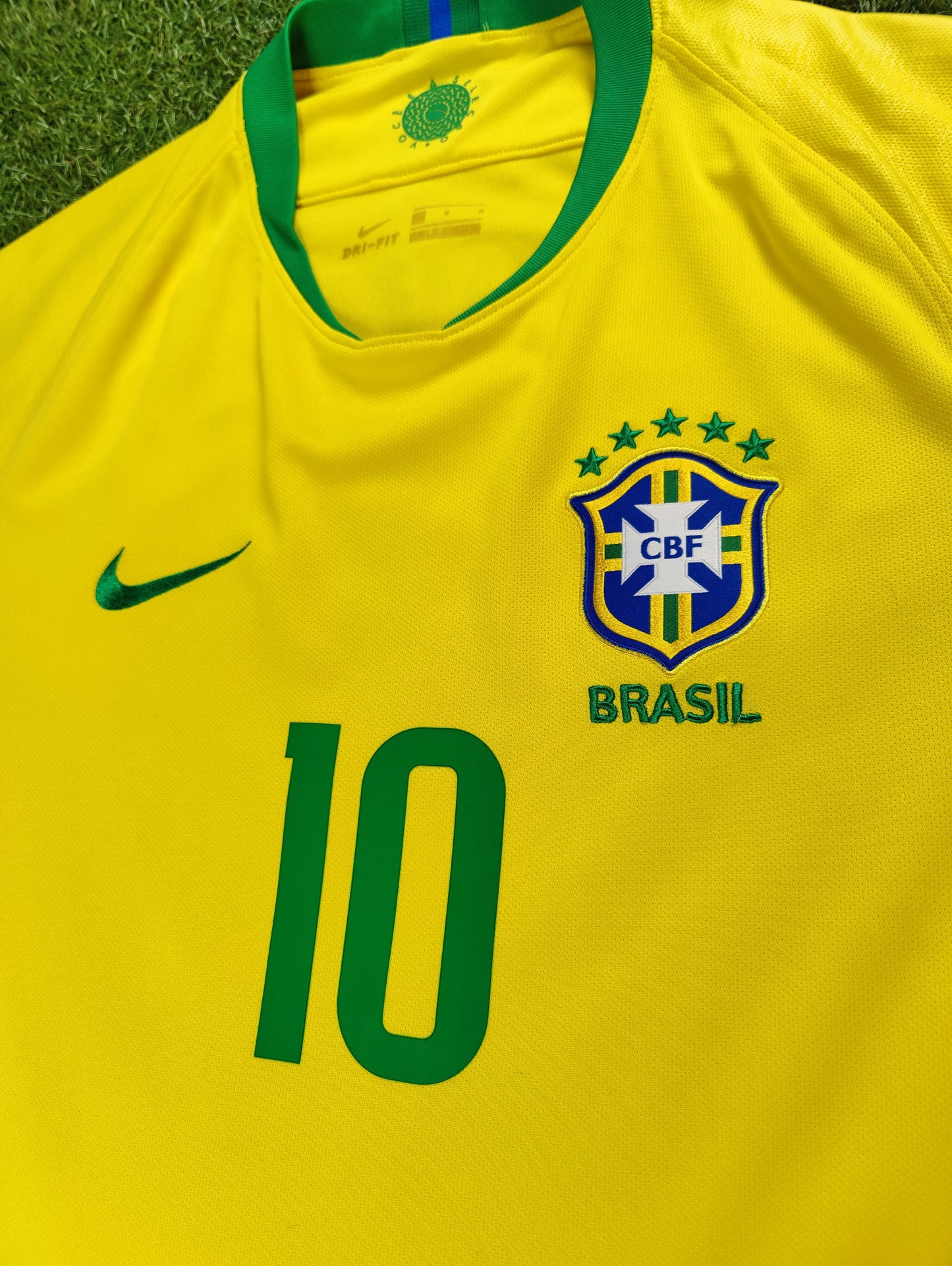 Neymar Jr. Str. L Brasilien Hjemmebanetrøje (2019)