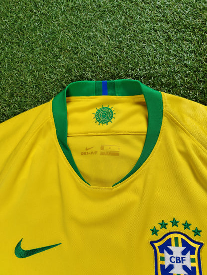 Neymar Jr. Str. L Brasilien Hjemmebanetrøje (2019)