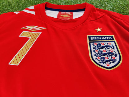 David Beckham Str. L England Udebanetrøje (VM 2006)