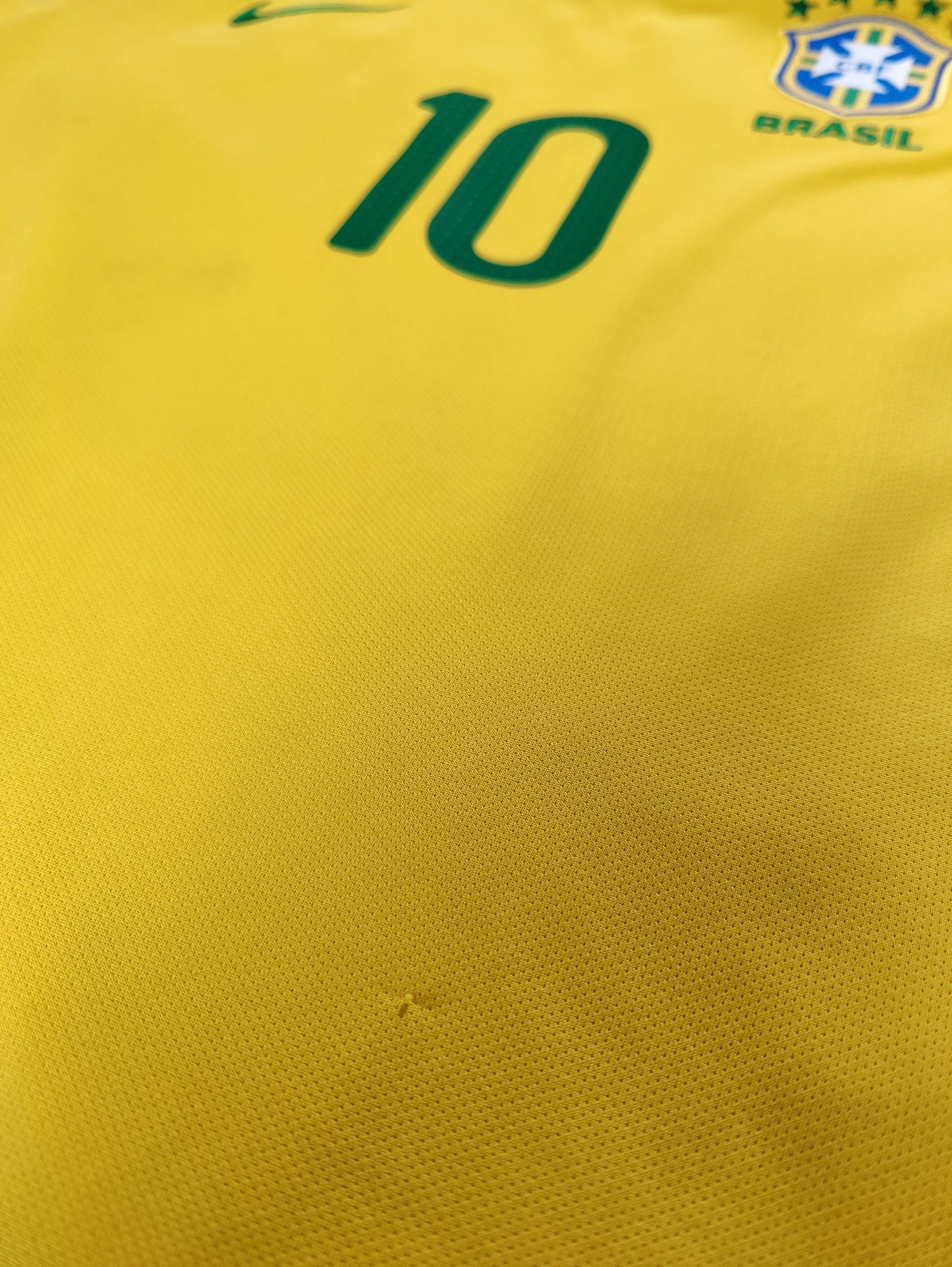 Neymar Jr. Str. L Brasilien Hjemmebanetrøje (2013)