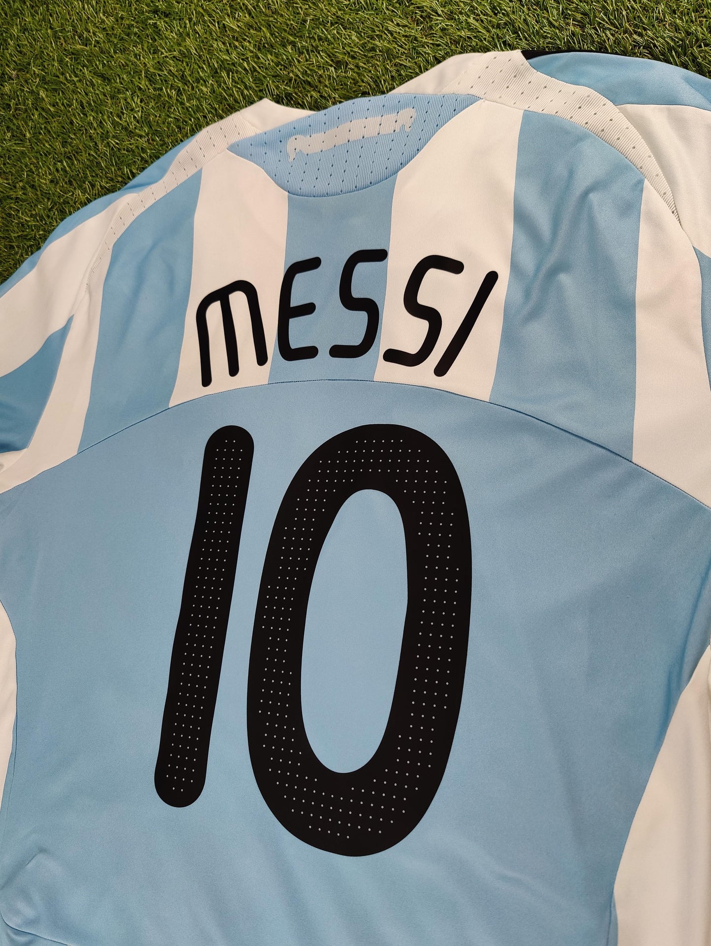Lionel Messi Str. XL Argentina Hjemmebanetrøje (2008)