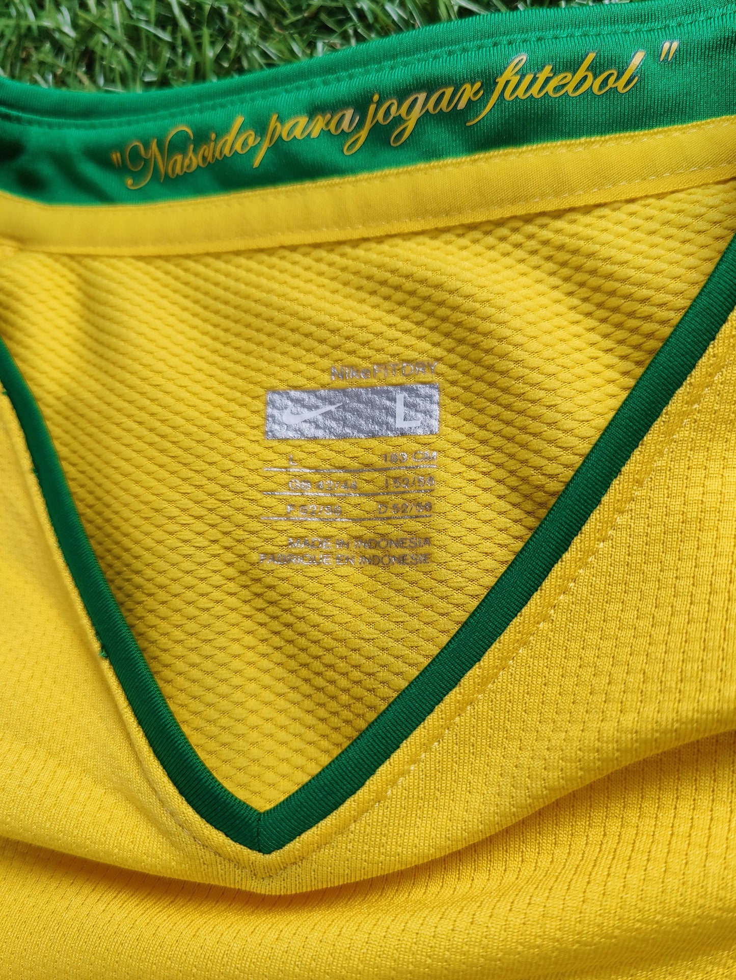 Ronaldinho Str. L Brasilien Hjemmebanetrøje (2008)