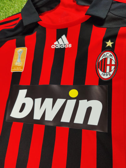 Ronaldo Nazário Str. XL AC Milan Hjemmebanetrøje (2007/08)