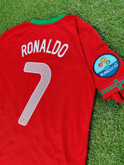 Cristiano Ronaldo Str. M Portugal Hjemmebanetrøje (Euro 2012)