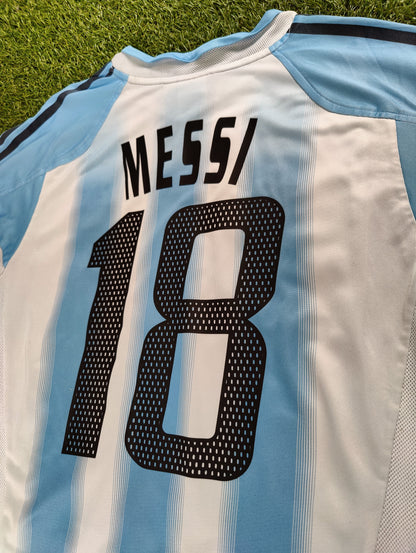 Lionel Messi Str. L Argentina Hjemmebanetrøje (2004)