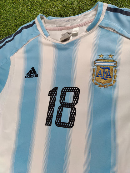 Lionel Messi Str. L Argentina Hjemmebanetrøje (2004)