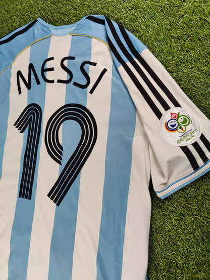 Lionel Messi Str. XL Argentina Hjemmebanetrøje (VM 2006)