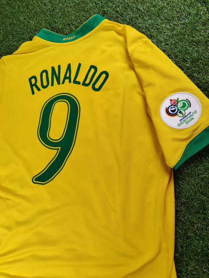 Ronaldo Nazário Str. XL Brasilien Hjemmebanetrøje (VM 2006)
