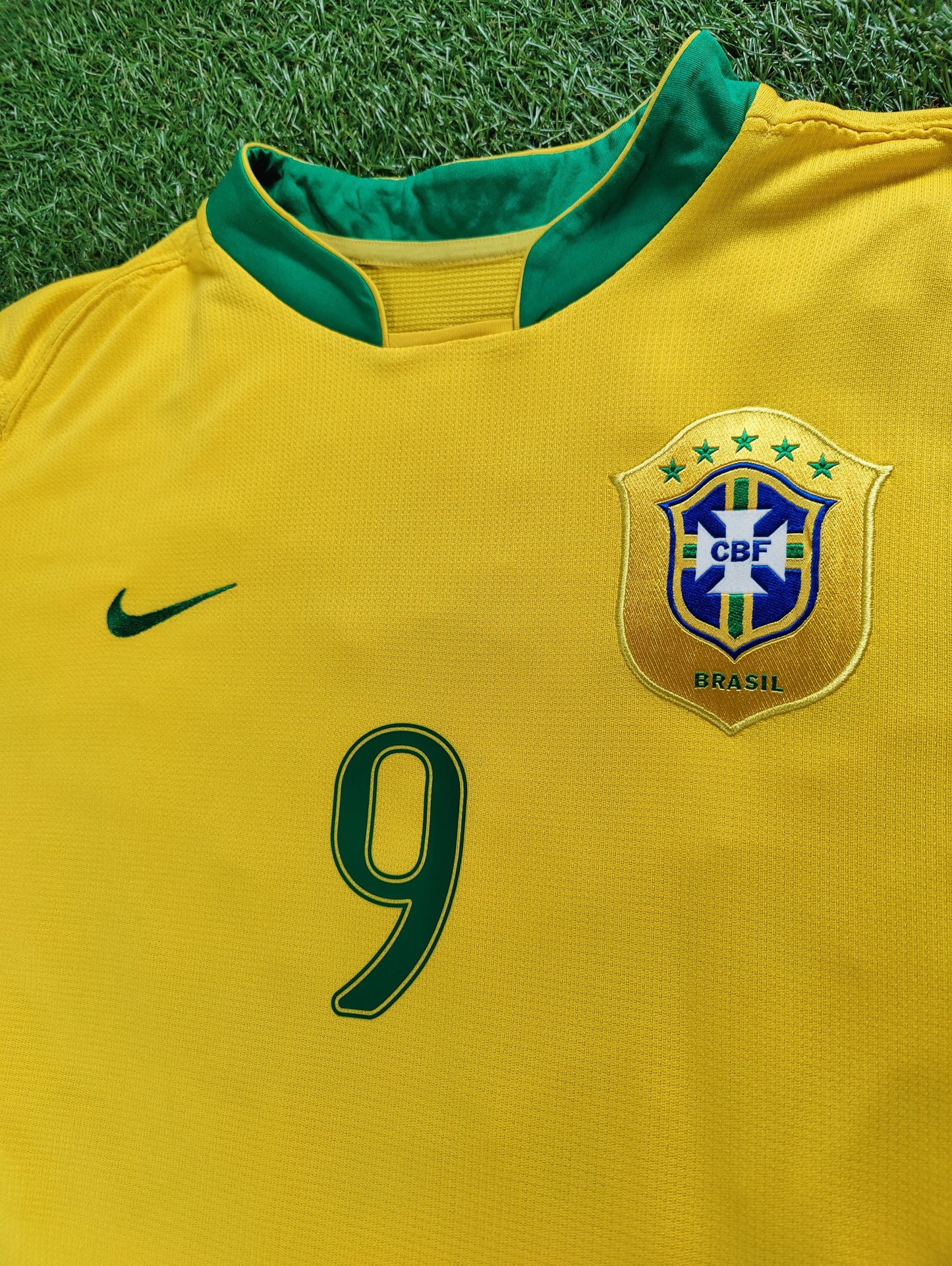 Ronaldo Nazário Str. XL Brasilien Hjemmebanetrøje (VM 2006)