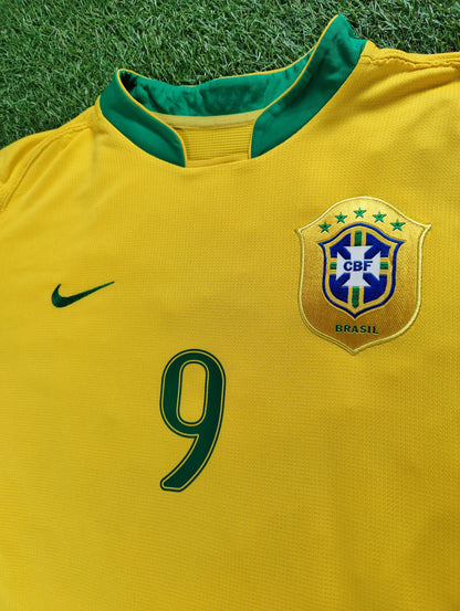 Ronaldo Nazário Str. XL Brasilien Hjemmebanetrøje (VM 2006)