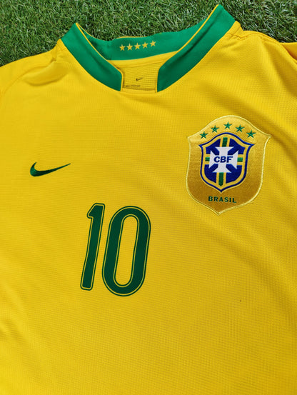 Ronaldinho Str. XL Brasilien Hjemmebanetrøje (VM 2006)