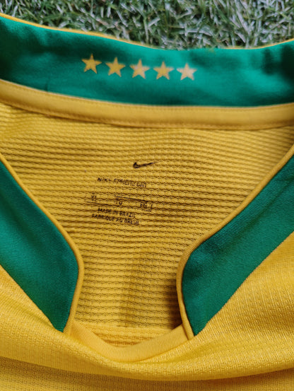 Ronaldinho Str. XL Brasilien Hjemmebanetrøje (VM 2006)