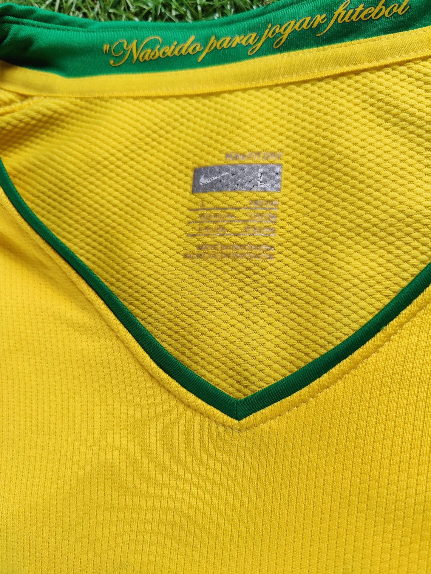 Ronaldinho Str. L Brasilien Hjemmebanetrøje (2008)