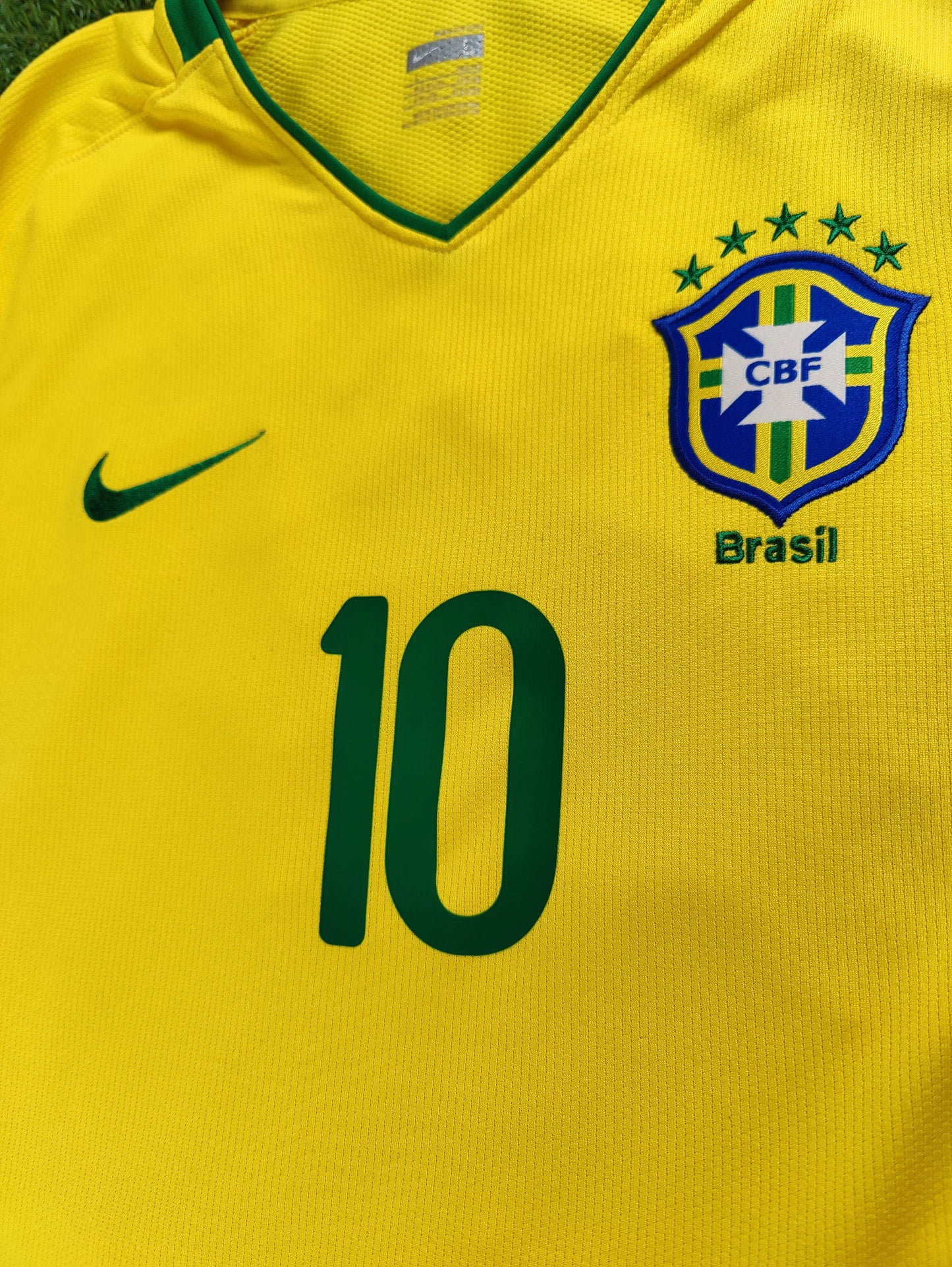 Ronaldinho Str. L Brasilien Hjemmebanetrøje (2008)