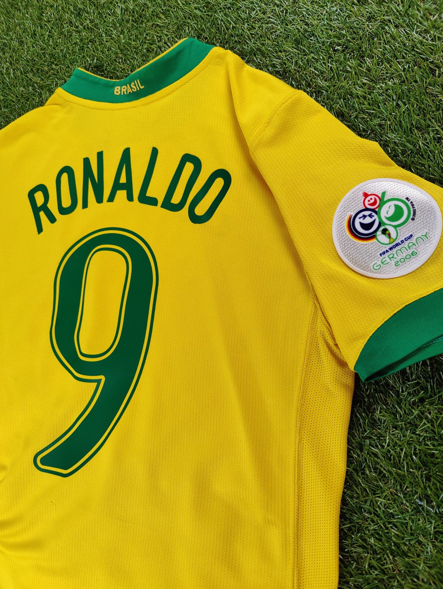 Ronaldo Nazário Str. M Brasilien Hjemmebanetrøje (VM 2006)